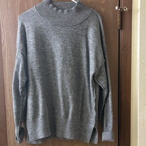 Cozy Gray Knit Sweater
